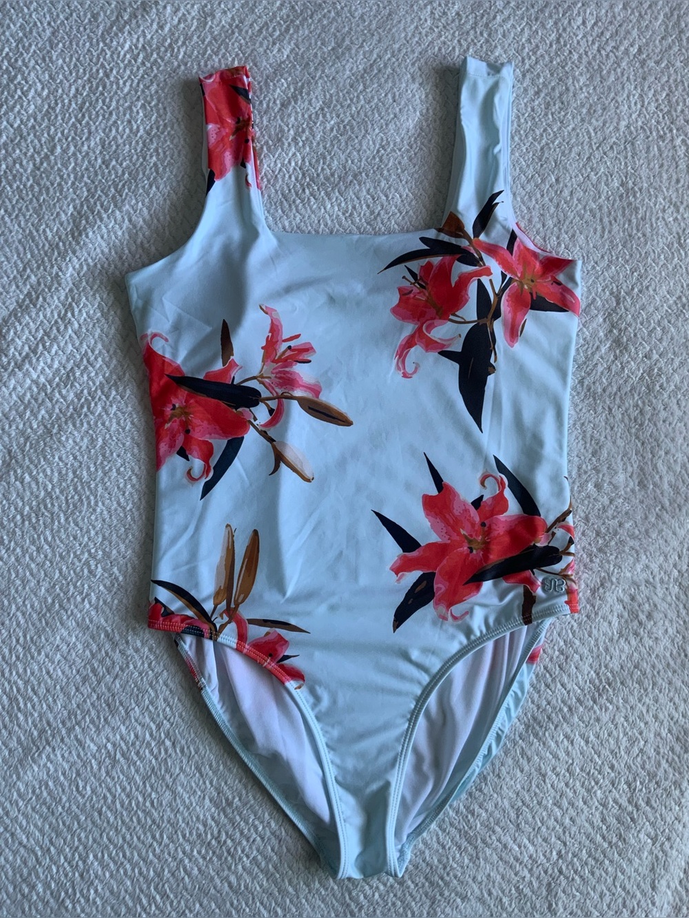 ALBION Floral Print One-Piece Swimsuit